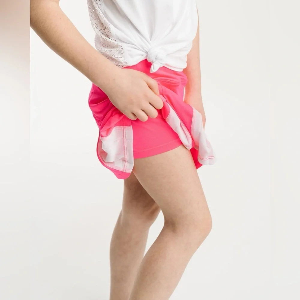 ZYIA Girl’s Hot Pink Mesh Skirt (4-5) NWT 4568 - Picture 3 of 16